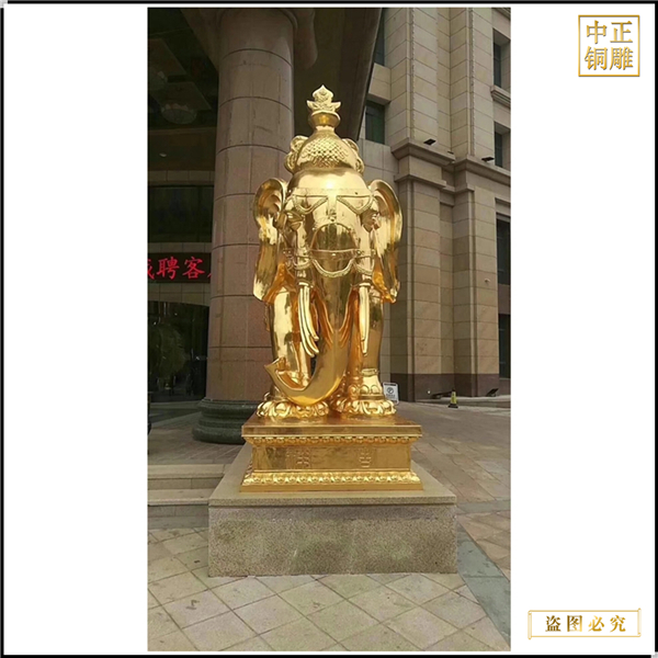 企業(yè)門口銅大象鑄造價(jià)格